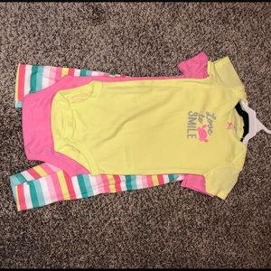 NWT Carter’s Just One You Onesies with pants set